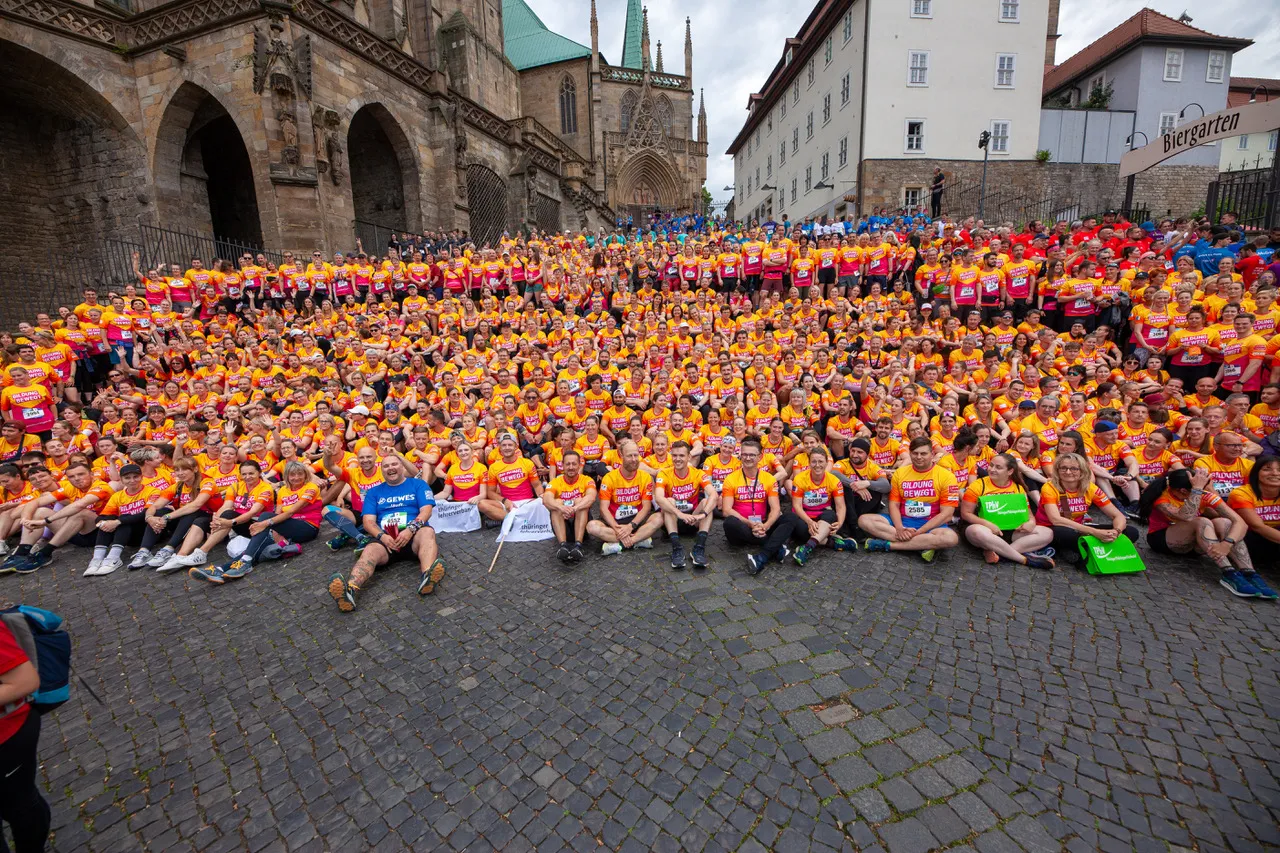 Begeisterte Läufer beim RUN Event